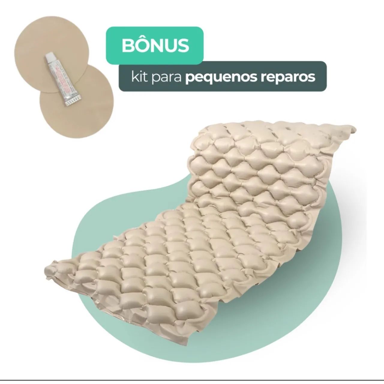 Colchão Pneumático Inflável Motor - Conforto e Cuidado - Foto 5