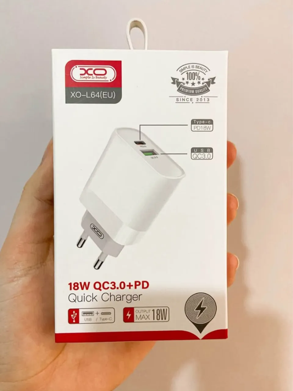 FONTE CARREGADOR L64 18W Duo USB PD+QC 3.0 XO FANCY- Loja Mega Tudo