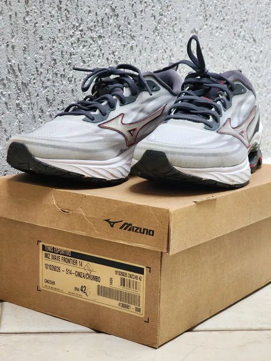Tênis Mizuno Wave Frontier 14 Branco - Foto 5