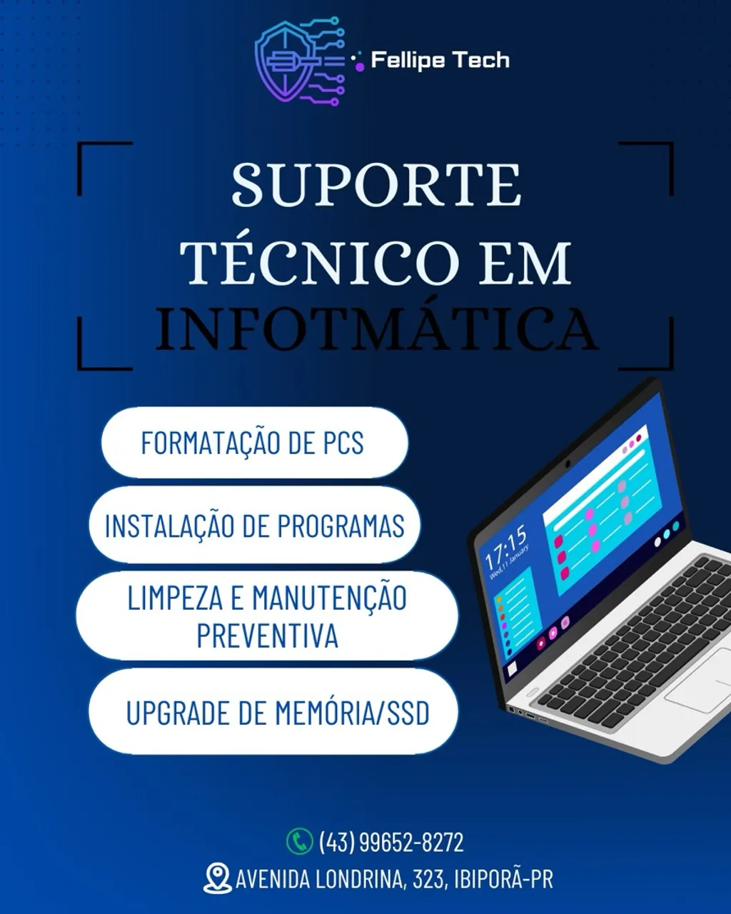 Fellipe Tech - Suporte Técnico em Informática