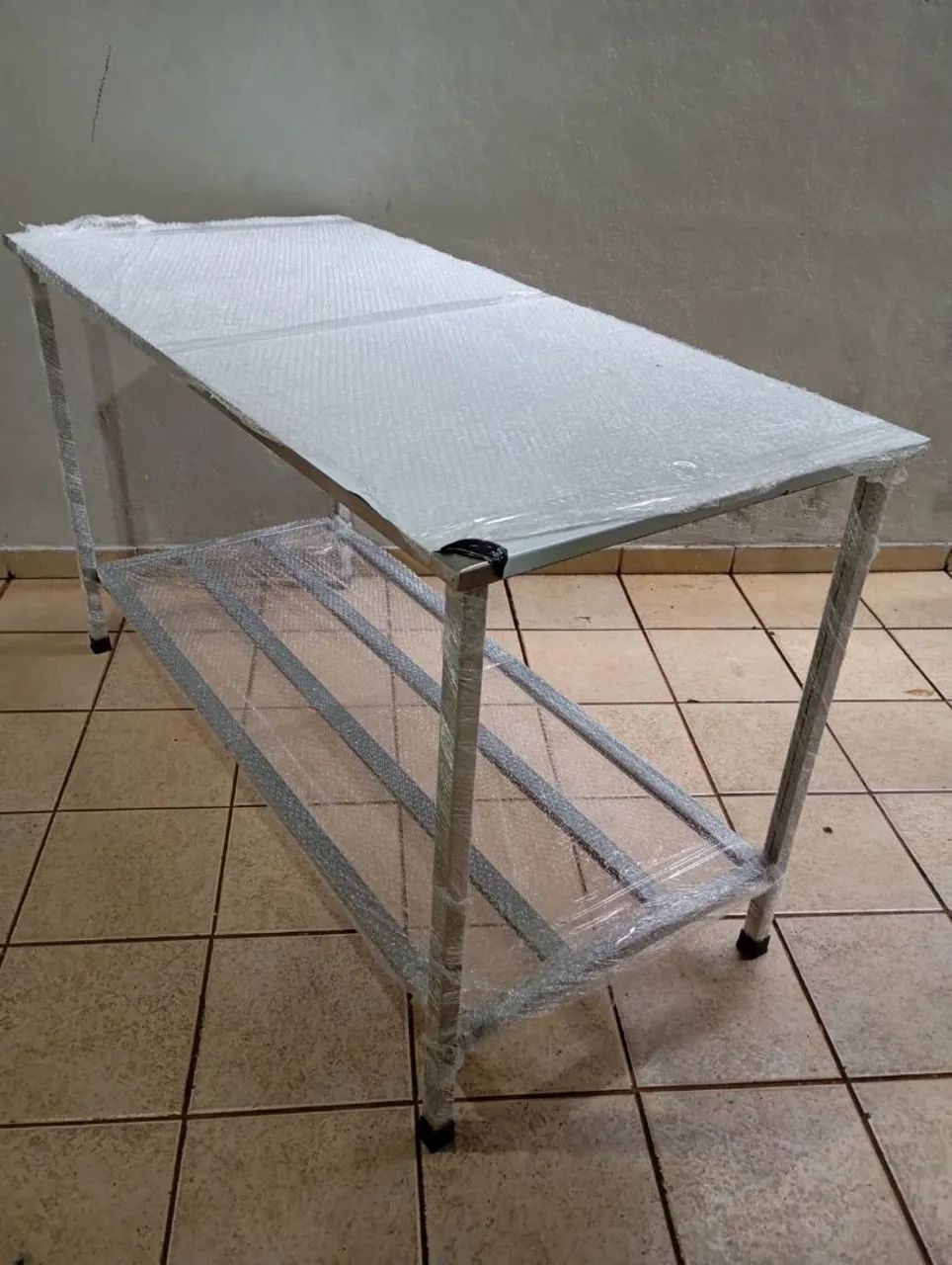 Estante de Aço e mesas para Cozinha Industrial - Foto 4