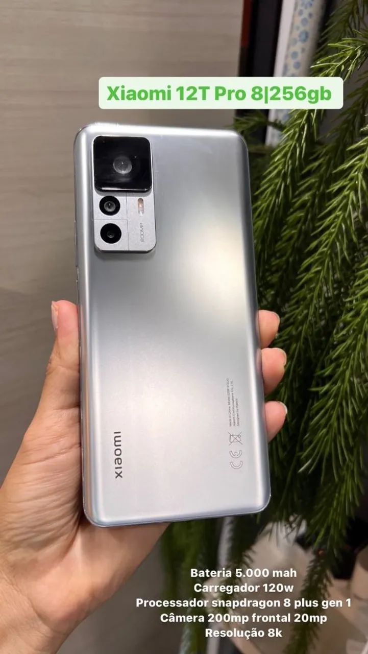 Xioami 12T Pro 256gb 8gb de ram - Celulares e Smartphones - Olaria