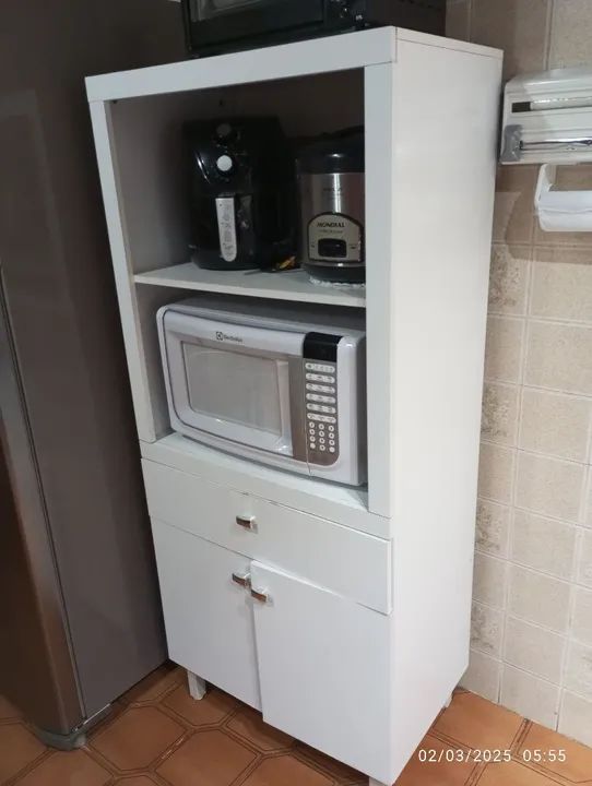 Fogão 5 Bocas com Forno, armário,cama king com colchão e a guarda roupa casal - Foto 4