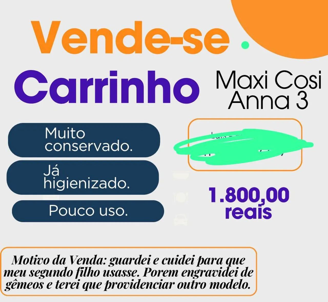Carrinho Maxi Cosi Anna 3