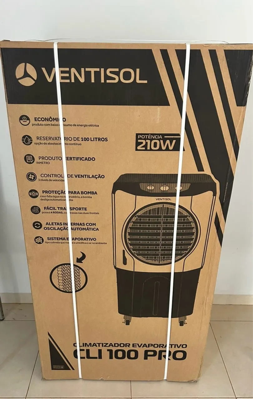 Climatizador de Ar Ventisol CLI100 Pro (LACRADO)