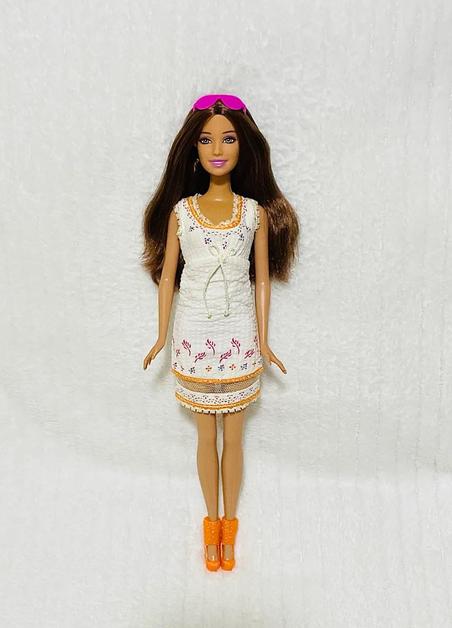Barbie boneca Mattel morena - Foto 5