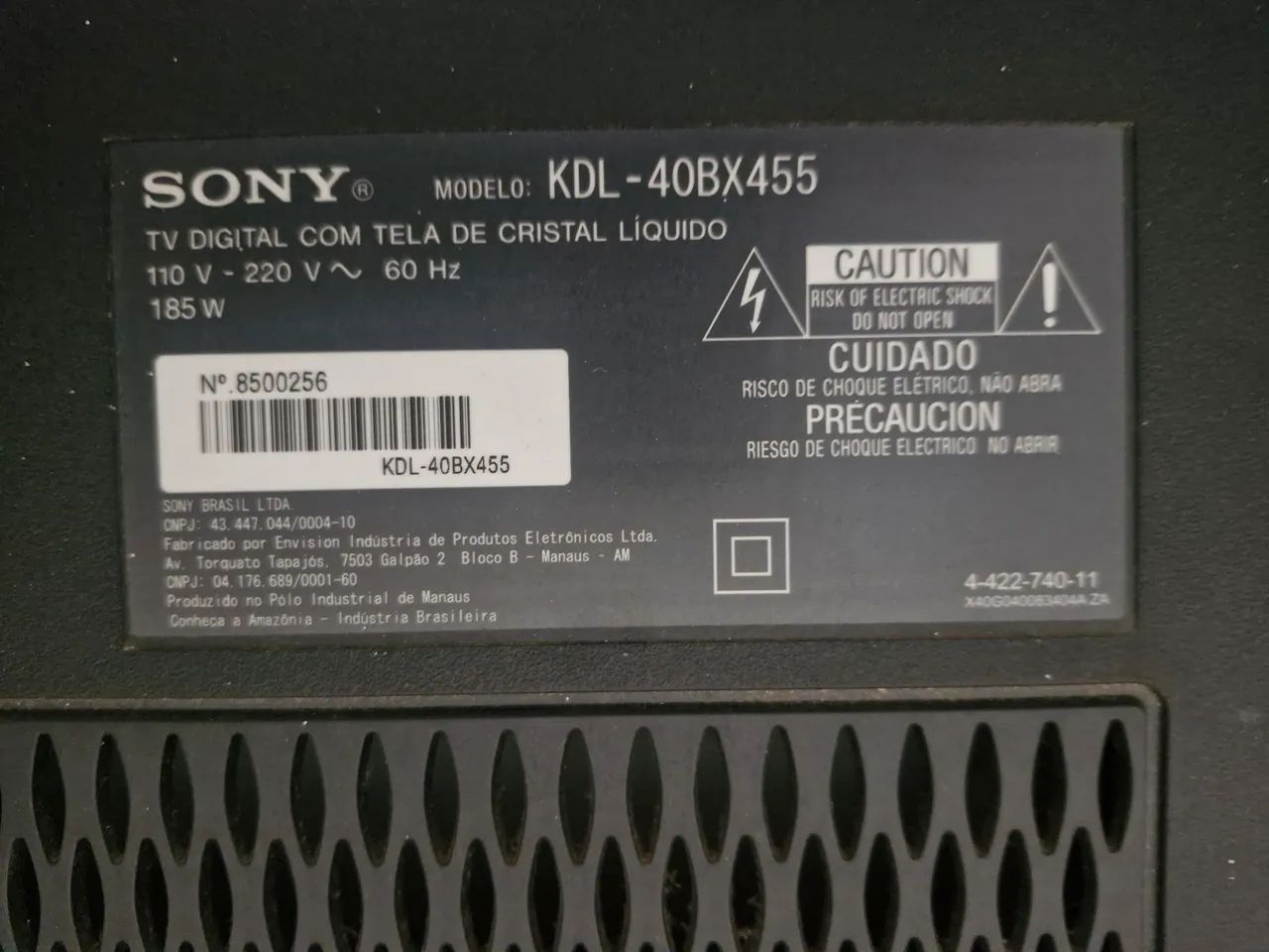 Vende-se TV Sony Bravia 40 polegadas - Foto 2