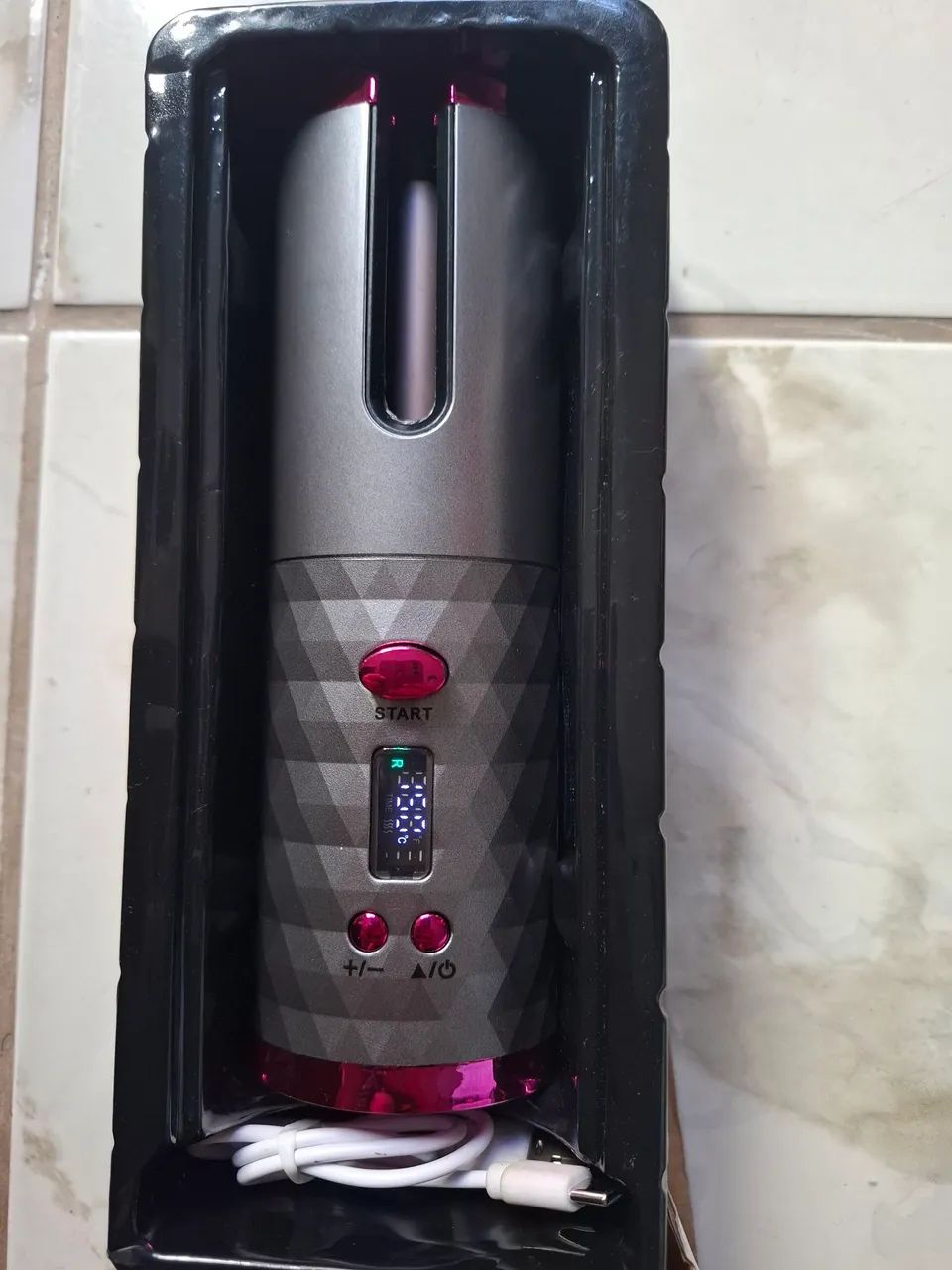 Modelador De Cachos Automático - Sem Fio Usb Auto Curler - Foto 3