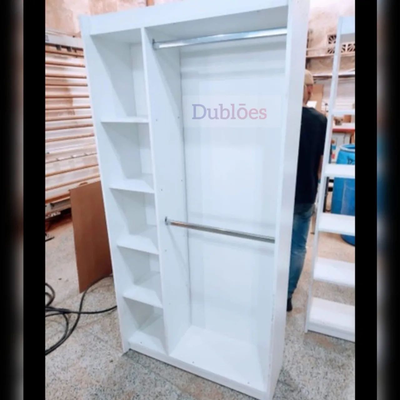 Cabideiro duplo com nicho promoção 