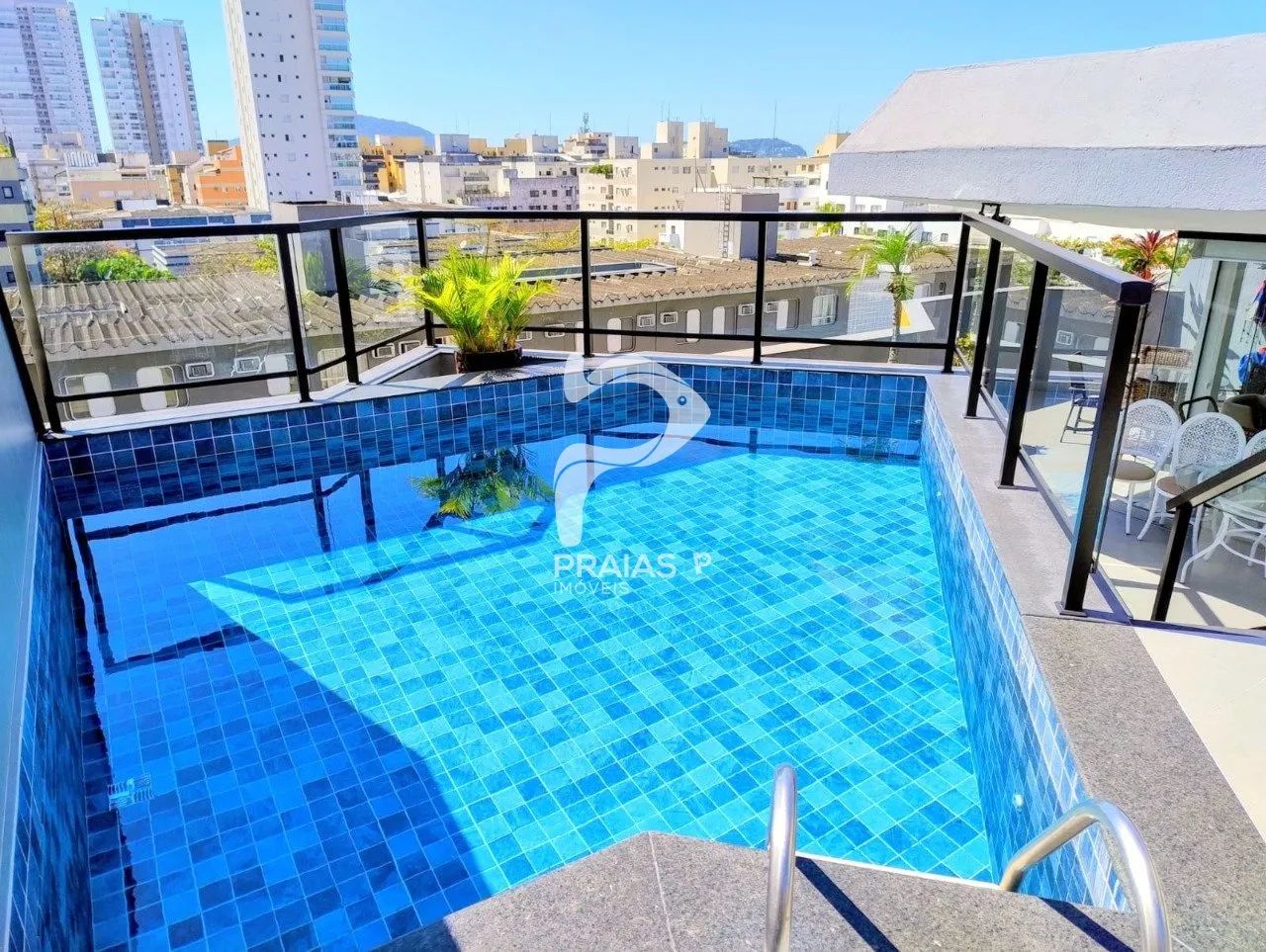 Cobertura duplex com piscina, 4 dormitórios, Enseada, Guarujá - Foto 2