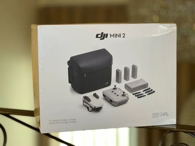 Drone Dji Mini 2 Fly More Combo - 4k (Novo, Lacrado e Com Garantia
