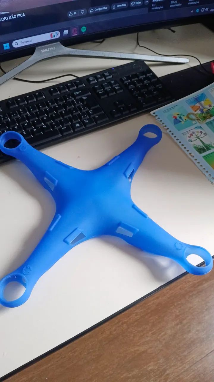Capa silicone drone dji phantom 3pro