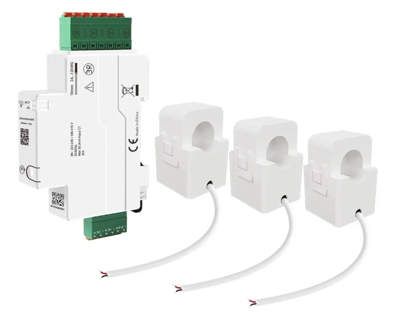 Medidor de Energia Inteligente Trifásico com Sensores CT