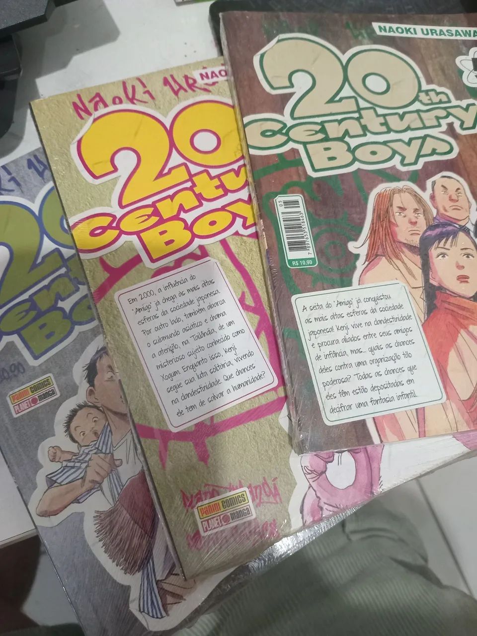 20th Century Boys mangá 3,4 e 5 lacrados