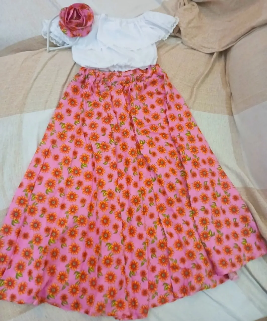 Vestido para festa junina infantil 