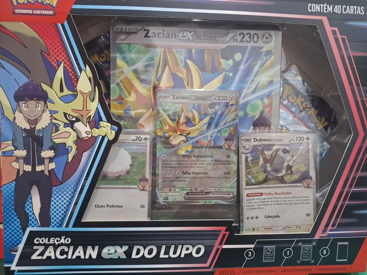 Pokemon Box de coleção Zacian ou Bellibolt - Foto 4