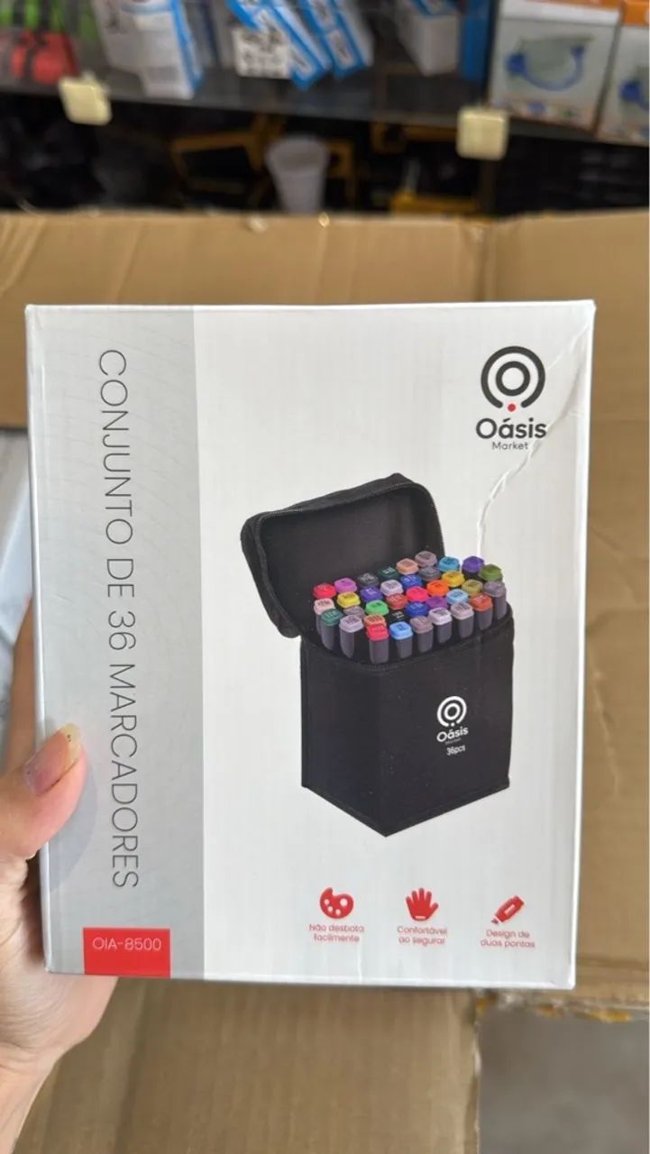 Conjunto de 36 e 48 Pc Marcadores Oásis - OIA-8500
