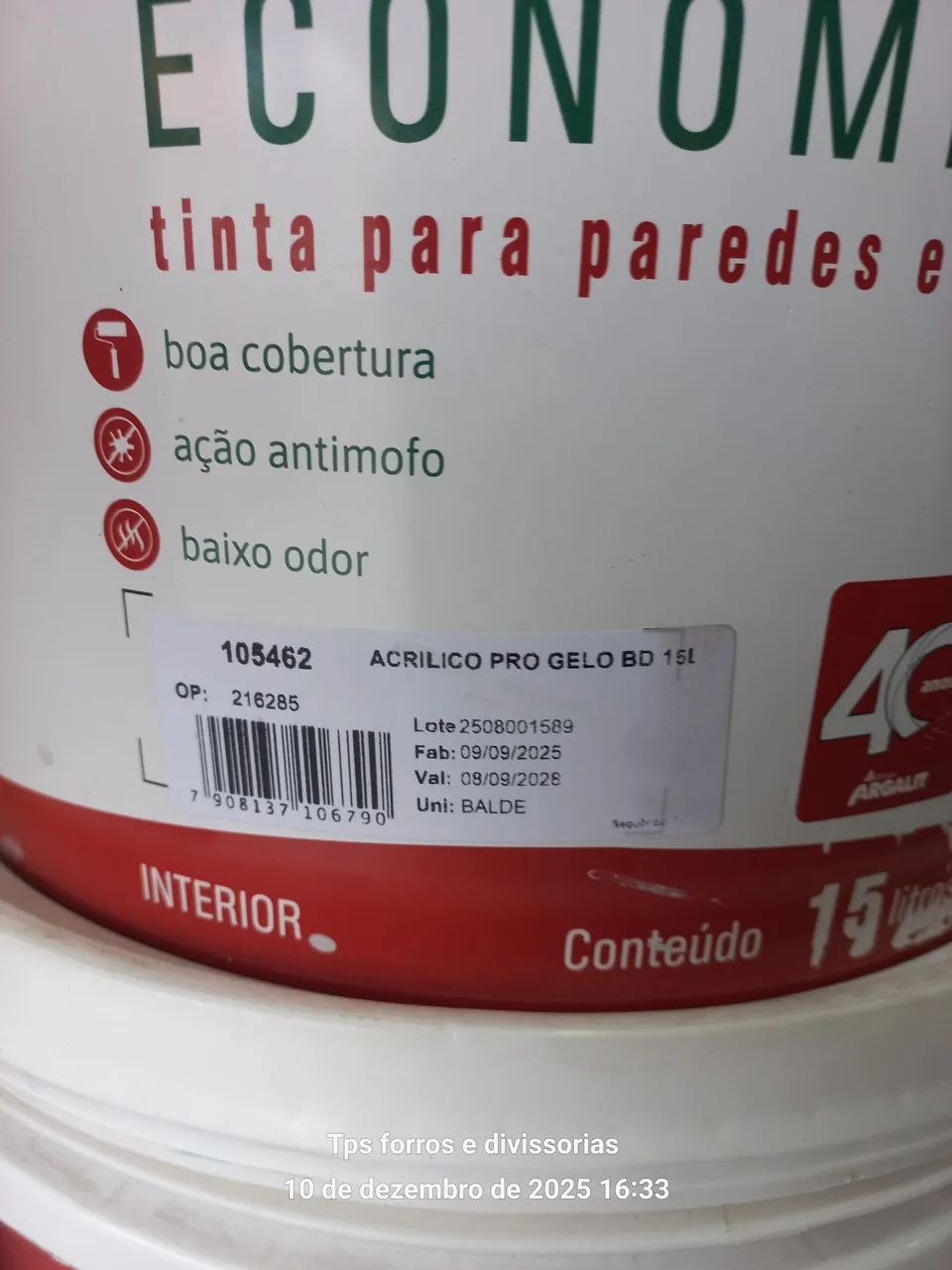 Tinta argalit acrílica econômica  - Foto 4
