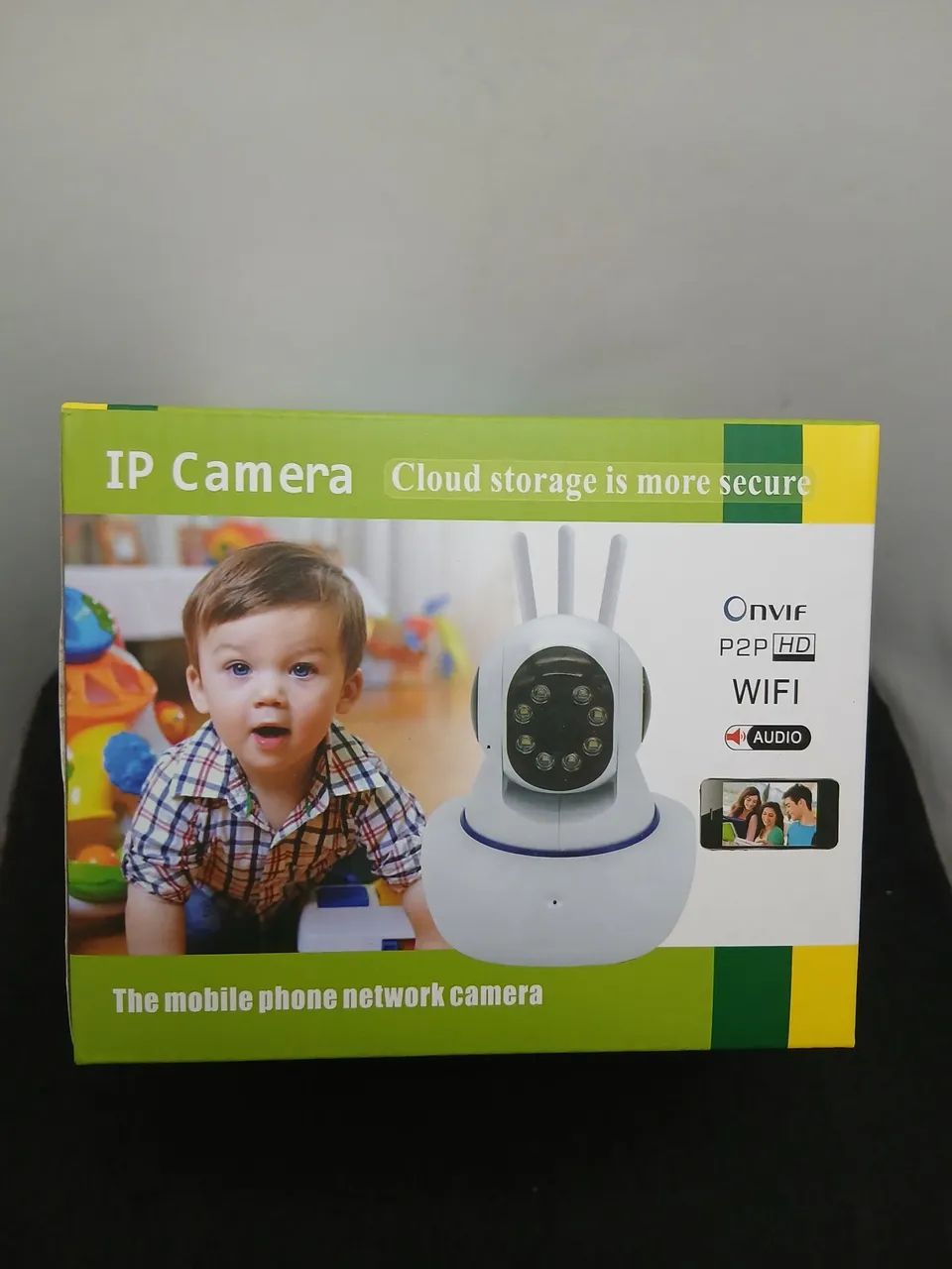 CÂMERA WIFI ROBÔZINHO 3 ANTENAS/BABÁ ELETRÔNICA.  * NOVA *