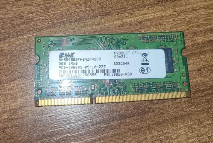 MEMÓRIA RAM NOTEBOOK DDR3 2GB