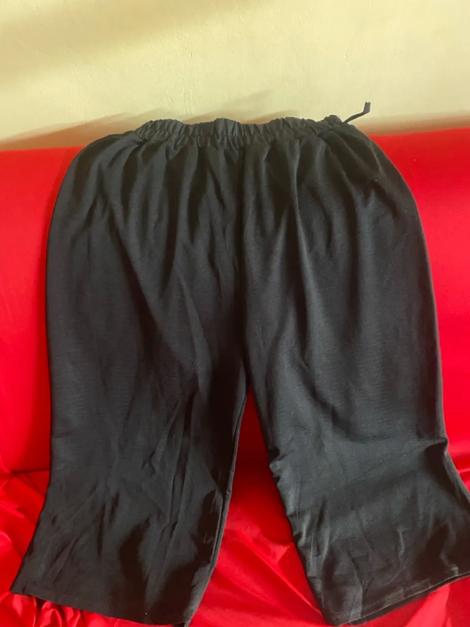 Calça Preta Pantalona - Tecido Leve - Tamanho M/G