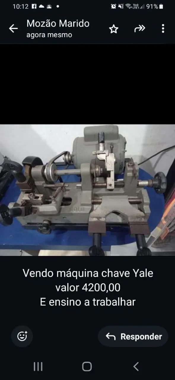 Vendo maquina de chave
