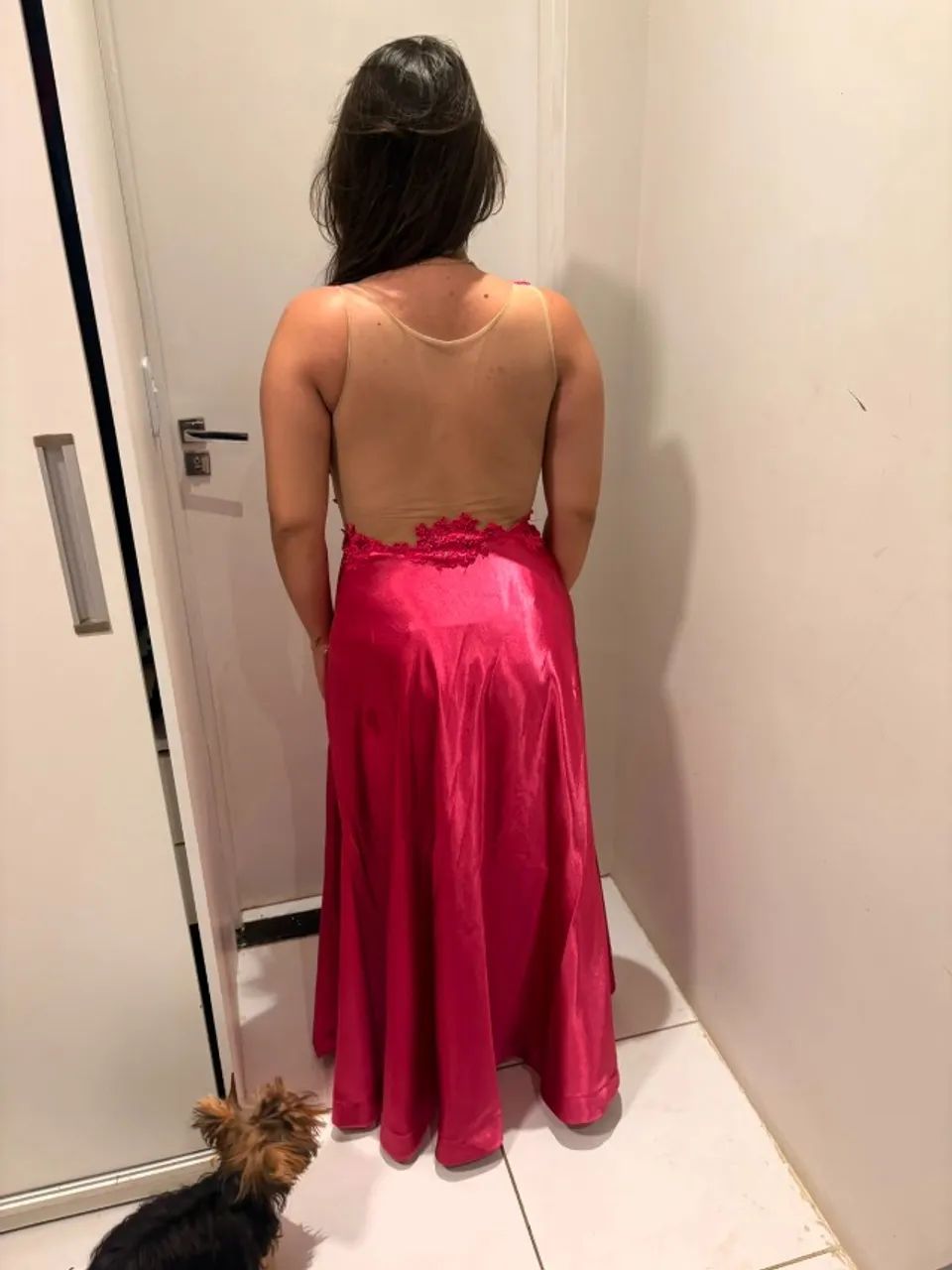 Vestido de festa rosa pink - Foto 5