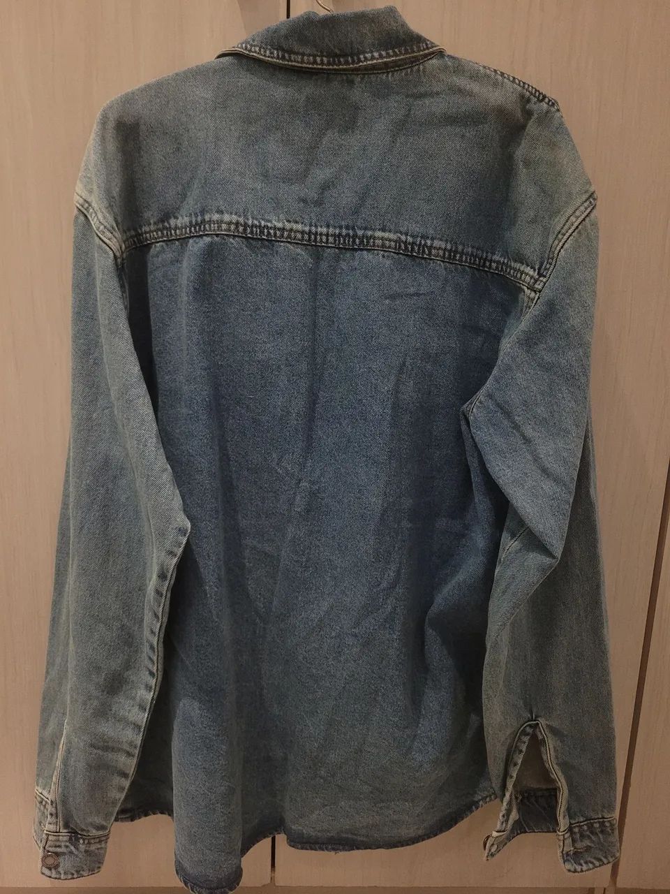 Camisa jeans masculina - Foto 2