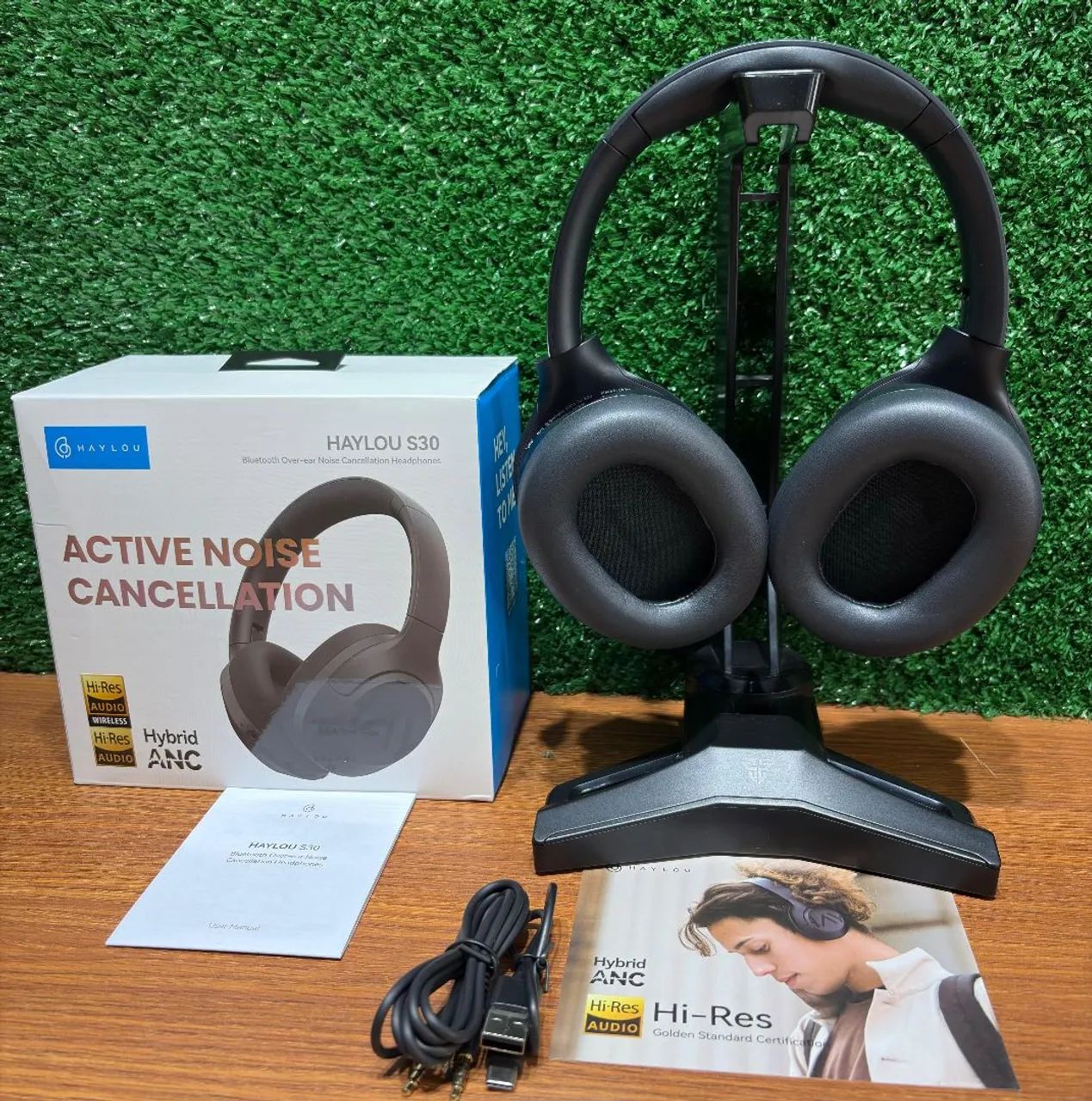 Fone bluetooth Headset Haylou S30 ANC bluetooth  - Foto 5
