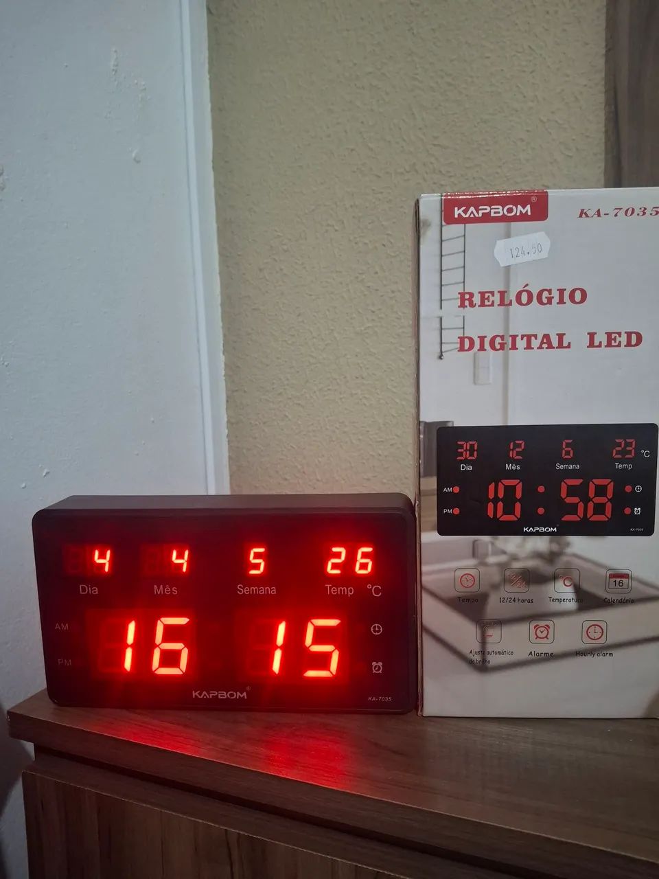 Relógio digital led418477759246510084