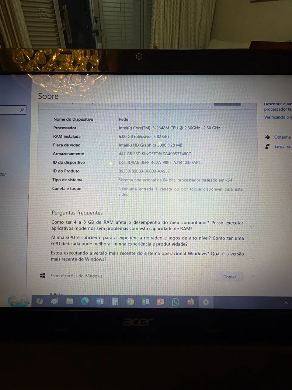 NOTEBOOK ACER