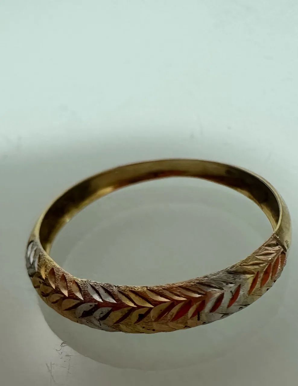 Vendo aparador ouro 18k com ouro branco  - Foto 3