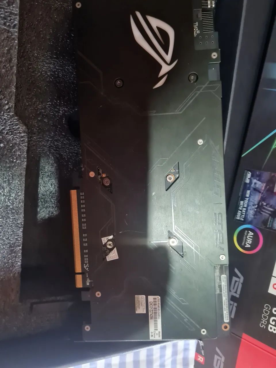 Placa de Vídeo Rx480 8GB Asus Strix - Foto 4