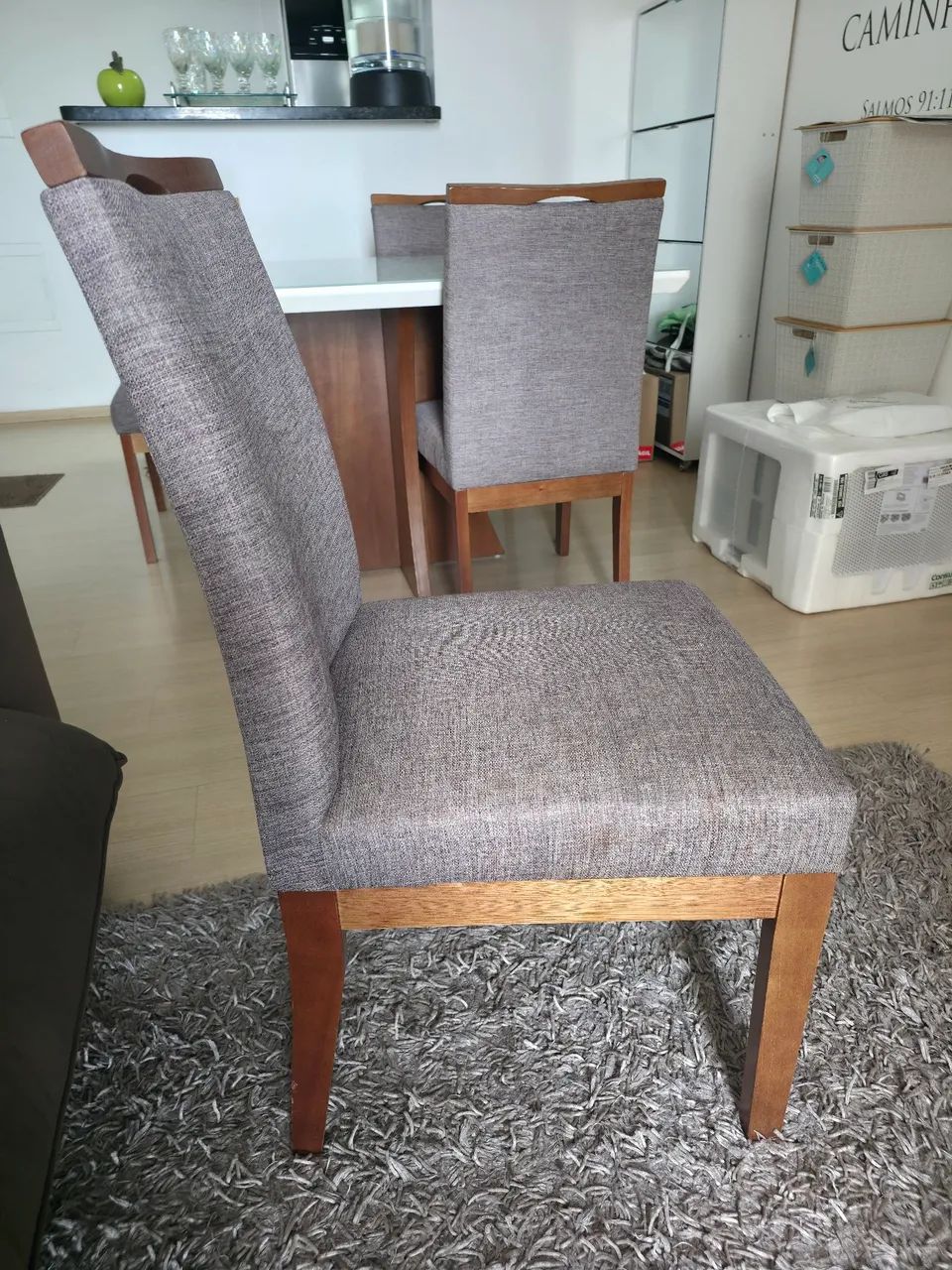 MESA DE JANTAR COM 4 CADEIRAS  - Foto 4