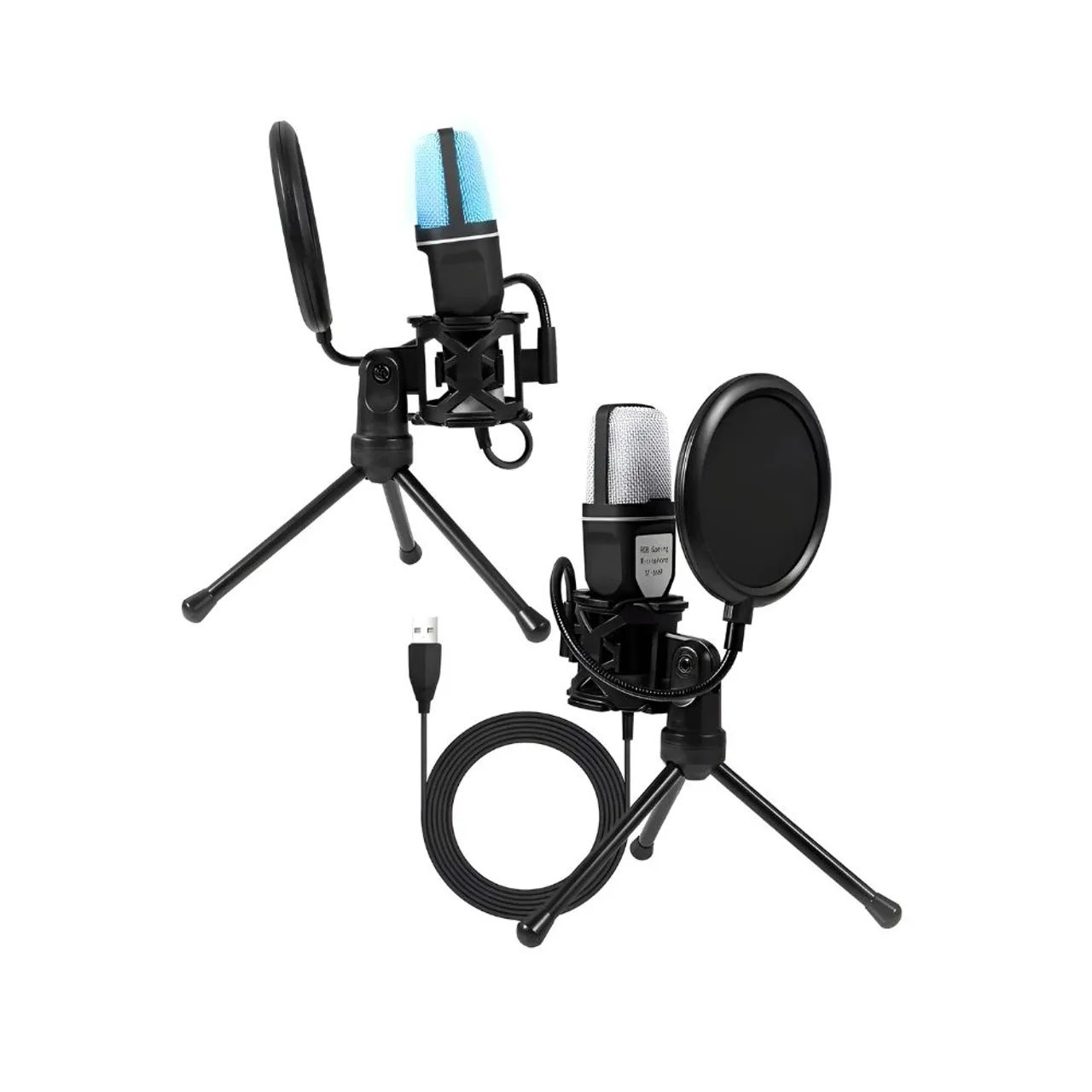 Microfone Condensador USB RGB Tomate MT-021 - Foto 5