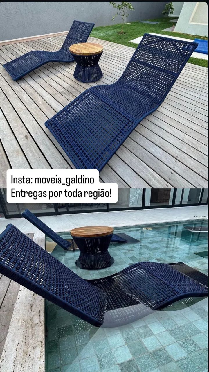 Espreguiçadeira/ cadeira de piscina  - Foto 3