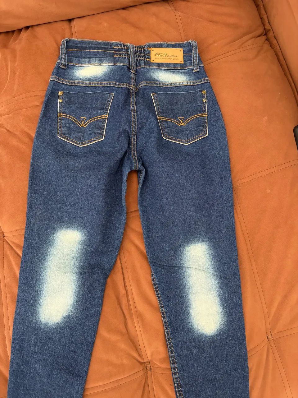 Calça jeans mesclada - Foto 2