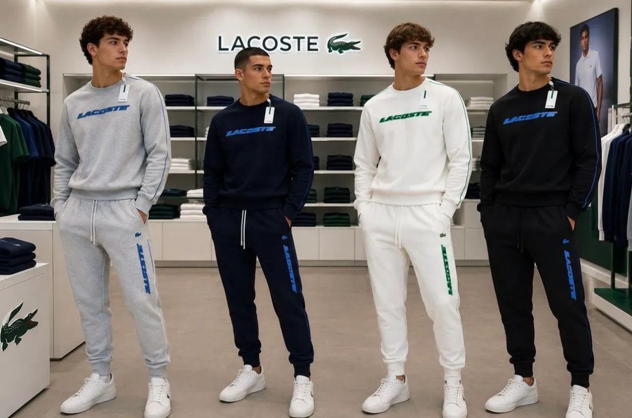 Conjunto Moleton Masculino Lacoste - Foto 2