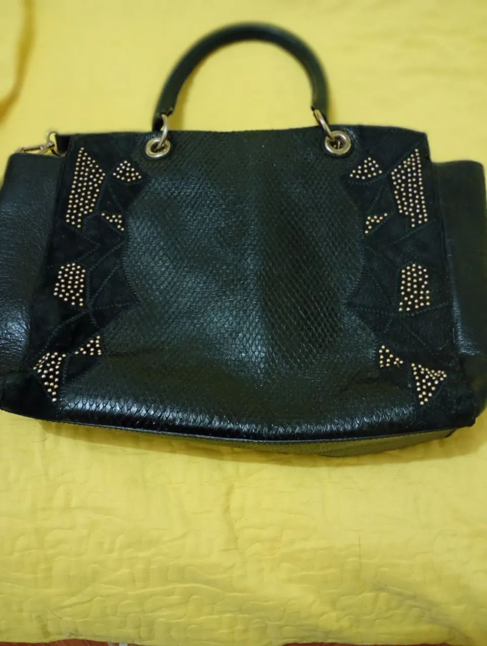 Bolsa de couro Arezzo 