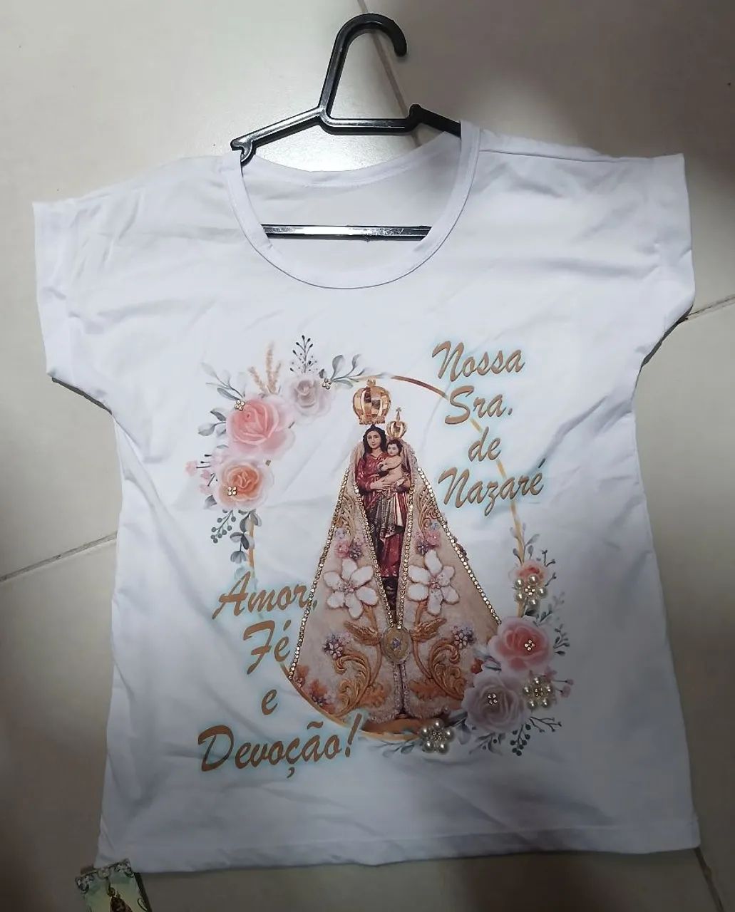 Lindas camisas do cirio com pedrarias - Foto 5