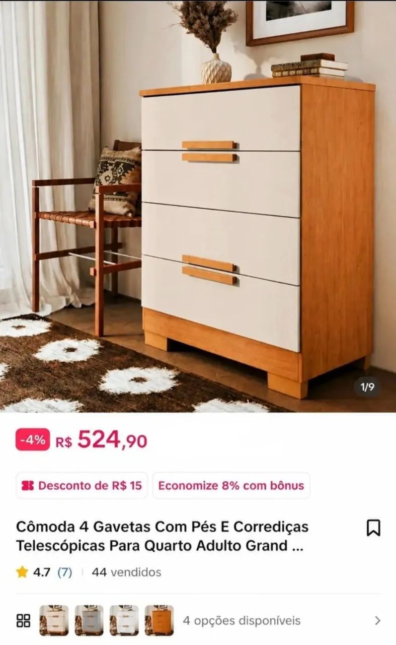 Cômoda 350,00 MDF - Foto 2