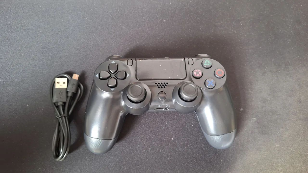 ÚLTIMO PRA ACABAR! Controle Gamer Wireless Estilo PS4 - Funciona no PC, Celular e Console! - Foto 5