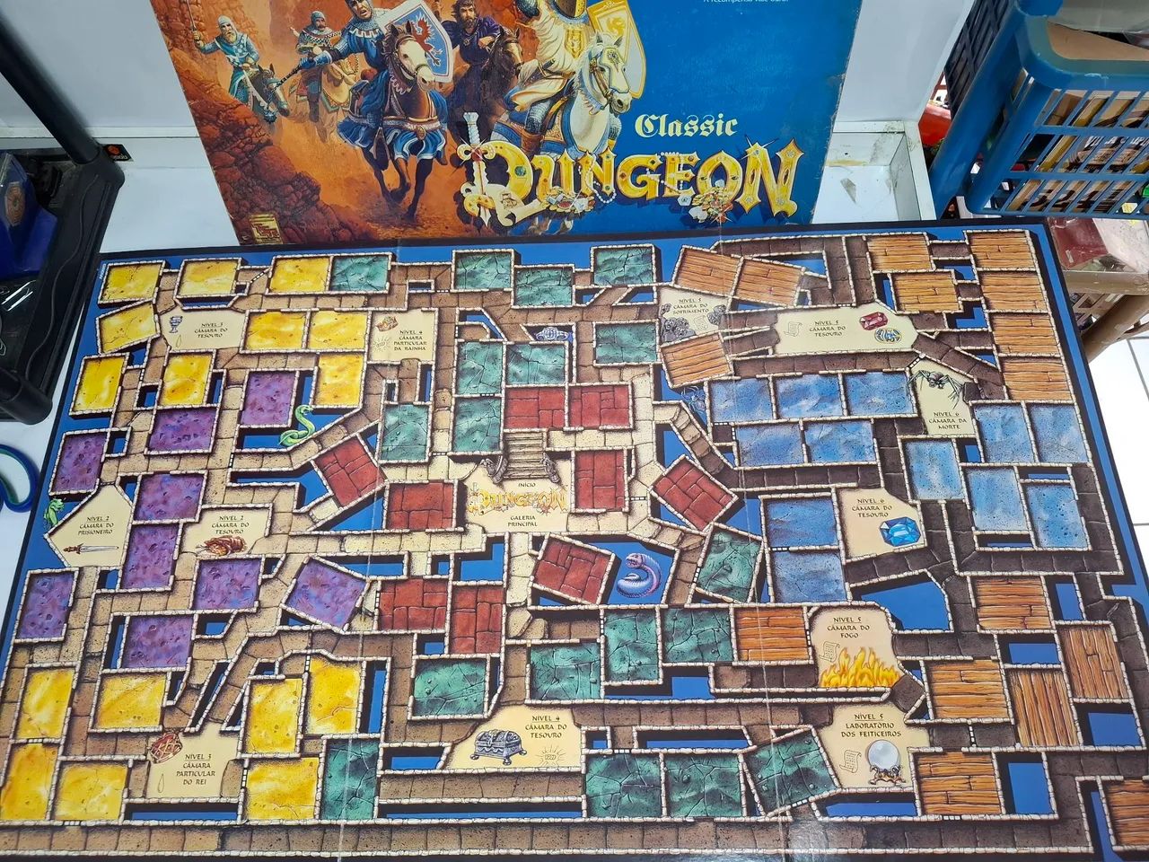 Jogo de Tabuleiro RPG Classic Dungeon da Grow Completo  - Foto 4