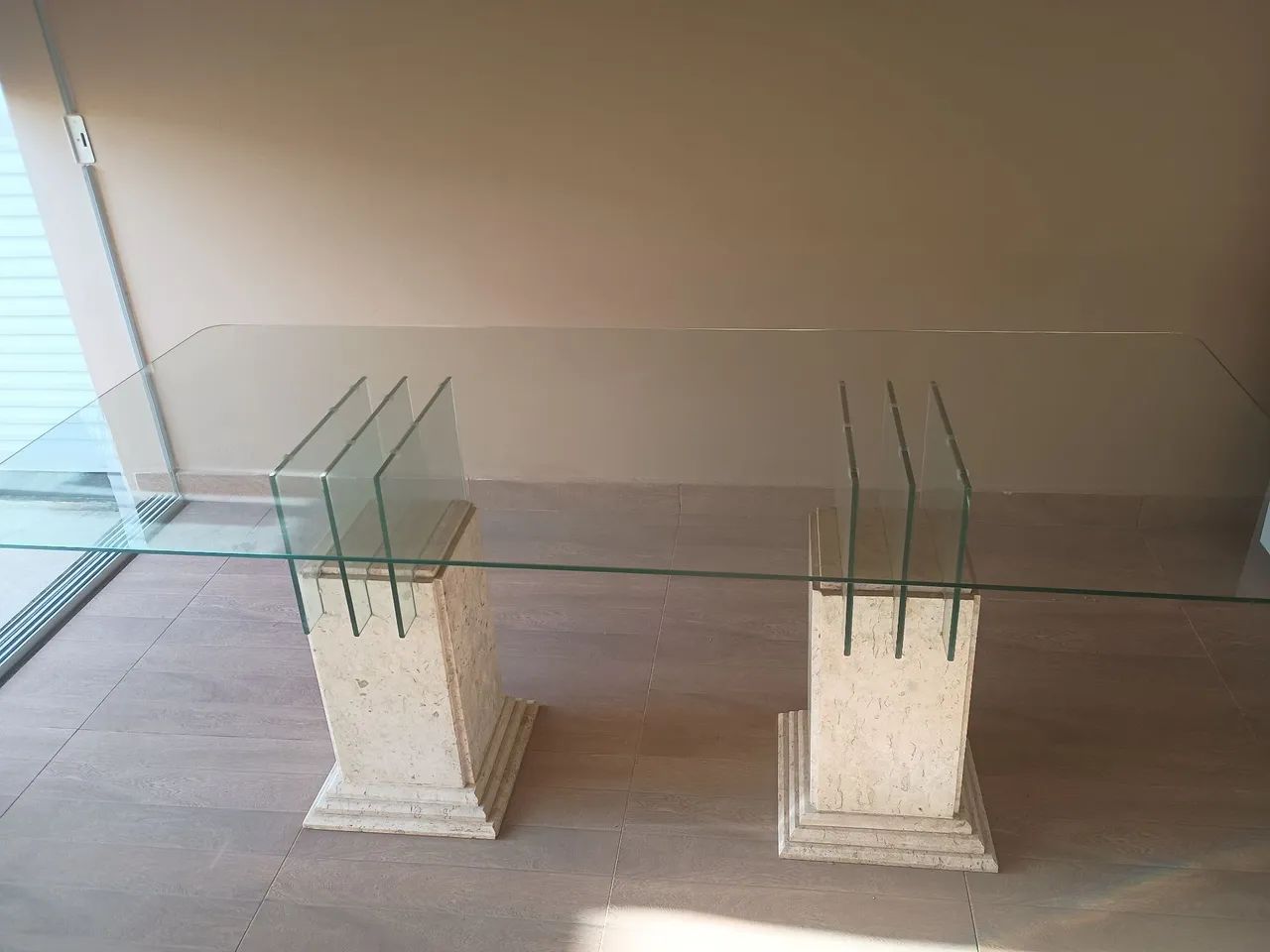 Mesa de vidro com cadeiras  - Foto 2