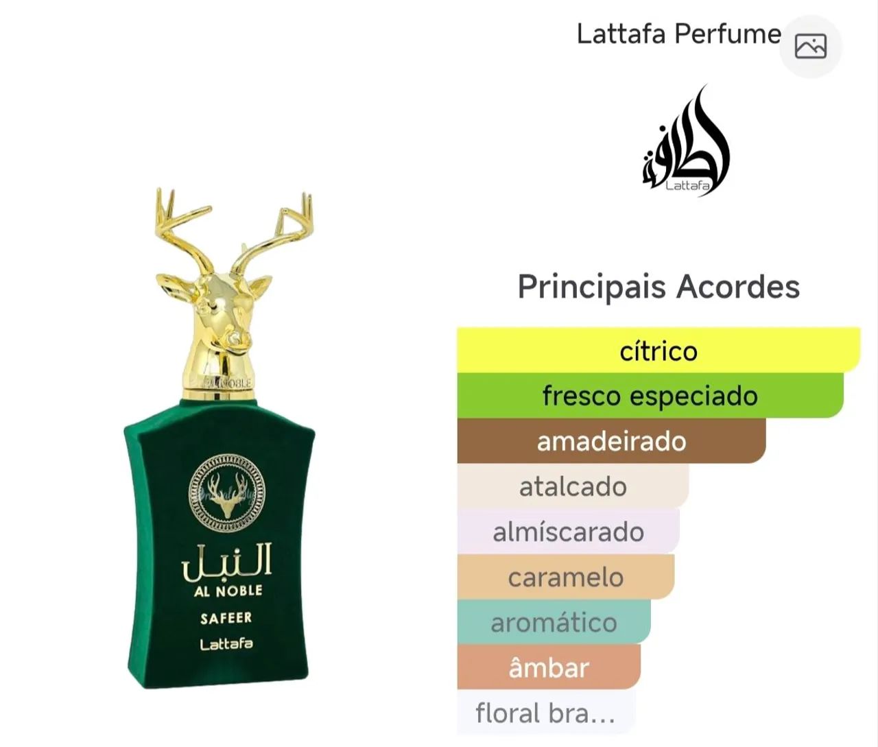 Al Noble Safeer EDP 100ML Lacrado.   - Foto 3