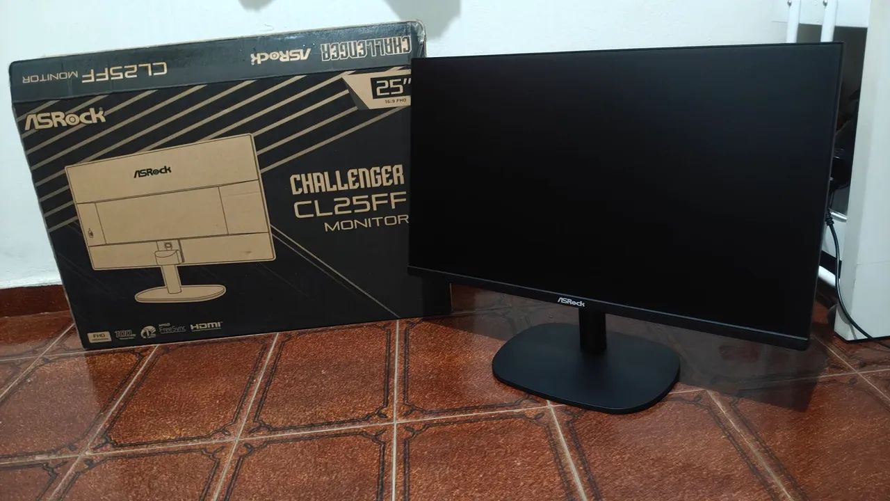 Monitor Gamer Asrock 25 polegadas