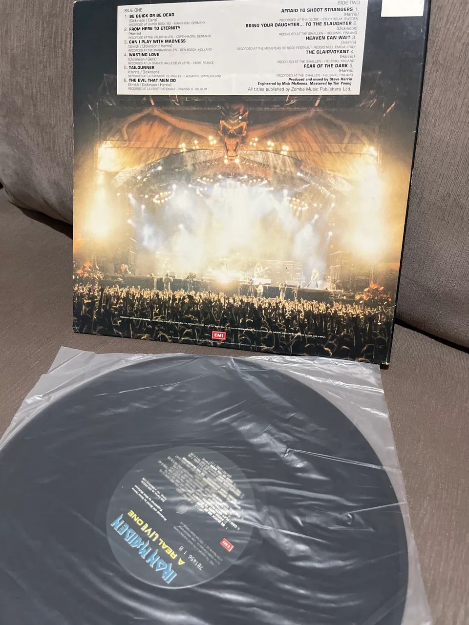 Lp iron maiden a real live one  - Foto 3