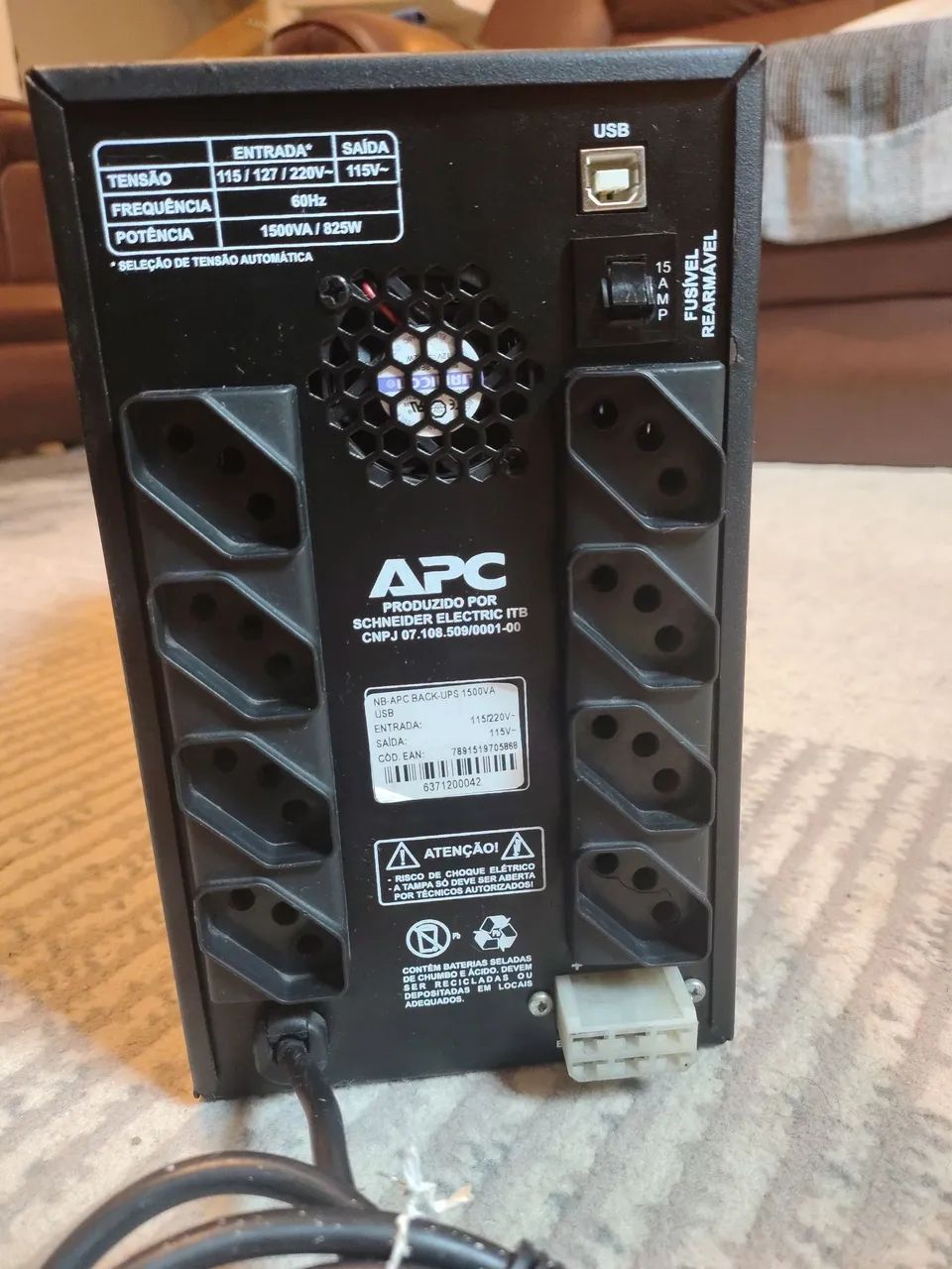 Nobreak Back UPS 1500 APC - Foto 3