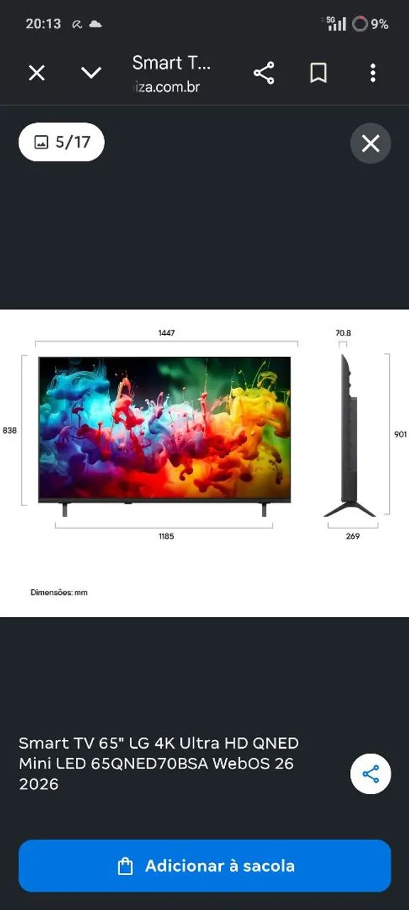 TV LG UHD 65" - Foto 2