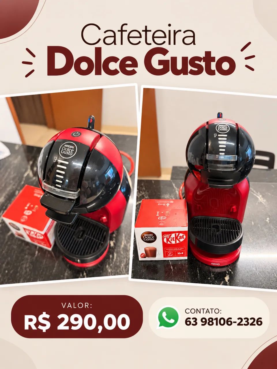 Vendo cafeteira dolce gusto - Foto 2